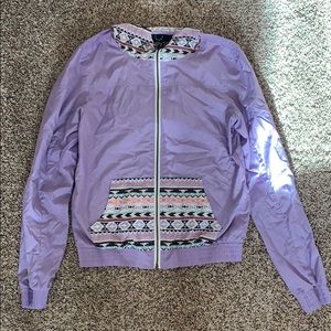 Light purple windbreaker